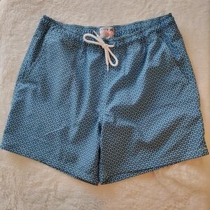 J. Crew Flex Swimwear Men’s Swim Shorts Sz M Trunks Mint‎ Cond